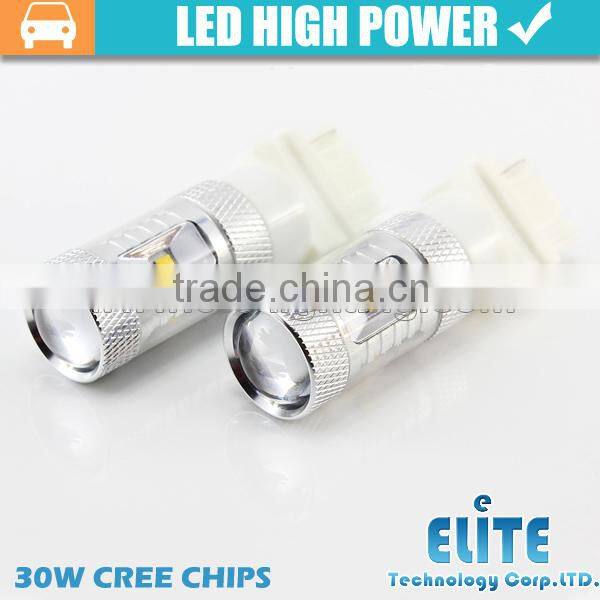 12V 30W car led turn light bulb t25 light auto amber 3156 led