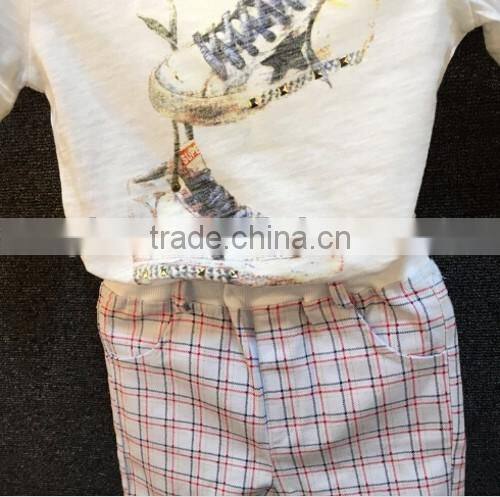 Outdoor Sport Wear Outfits Summer Boy Clothes Set Wholesale European kids Clothing