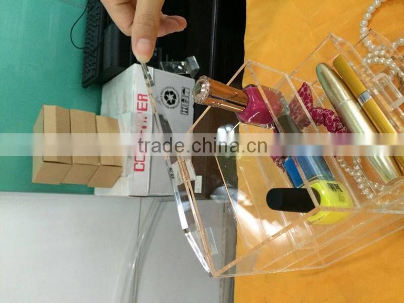 acrylic cosmetic organizer with drawers
