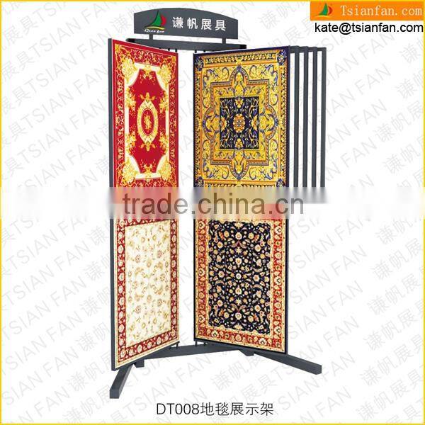 DT009---Cheap metal display carpet stand