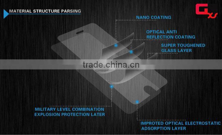 0.33mm tempered glass screen protector for sony Z3 mini mobile glass screen protector