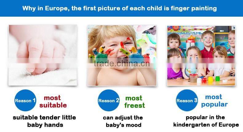 Paint color finger paint for kid