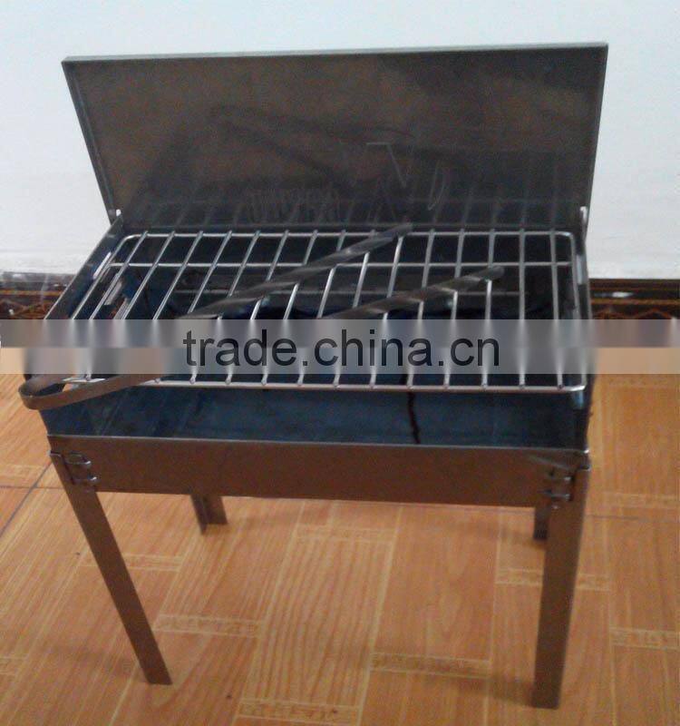 2016 decorative steel grill design steel charcoal bbq grills