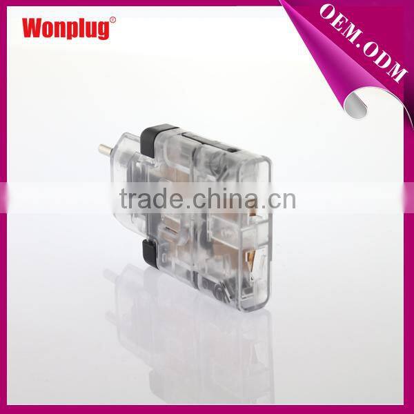 Commercial Residential application well made 10A 250V Amsterdam travel adapter can be used around the world