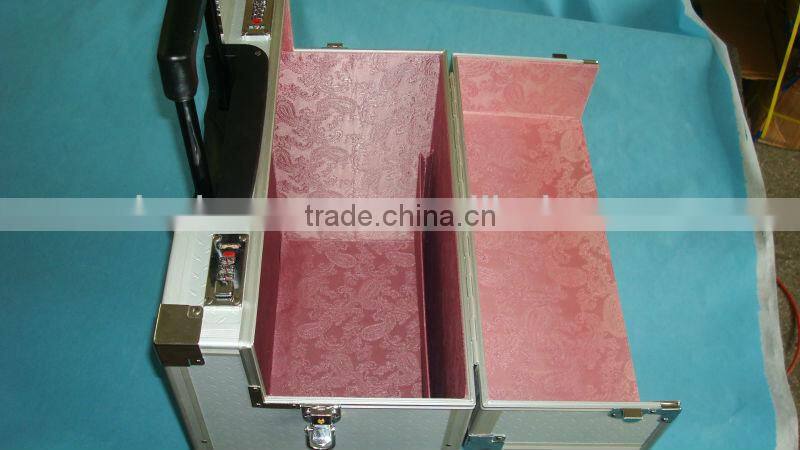 ABS trolley bags luggage,luggage beauty case with Nylon and Bag inner,small case trolley