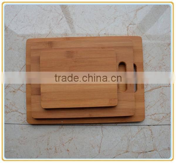 3 Piece Bamboo Cutting Board Set, For Meat & Veggie Prep, Serve Bread, Crackers & Cheese, Cocktail Bar Board