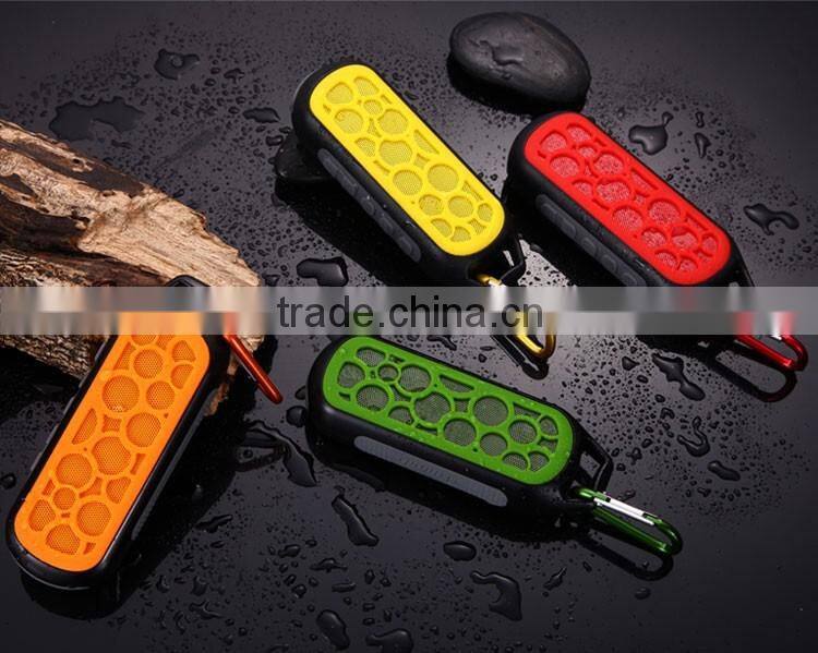 2016 Portable Waterproof outdoor wireless stereo Bluetooth 3.0 Shower speaker With one-key callback