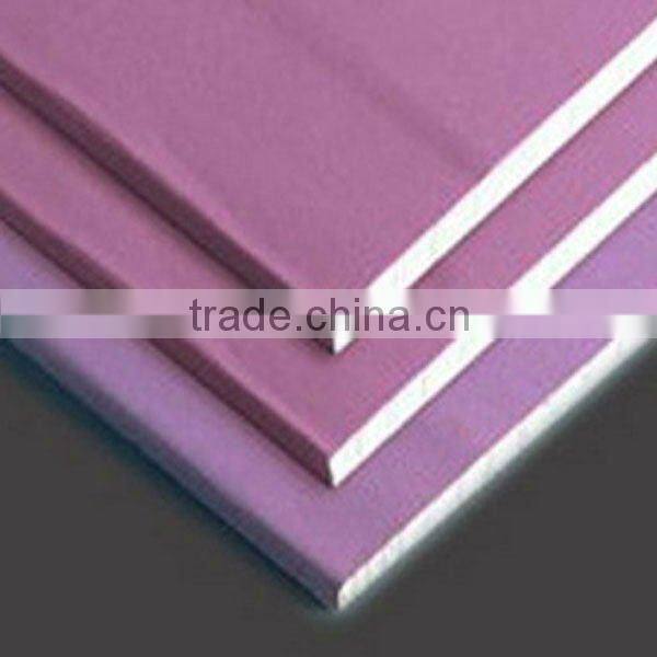 Moisture resistant drywall plasterboard price high quality gypsum design boards