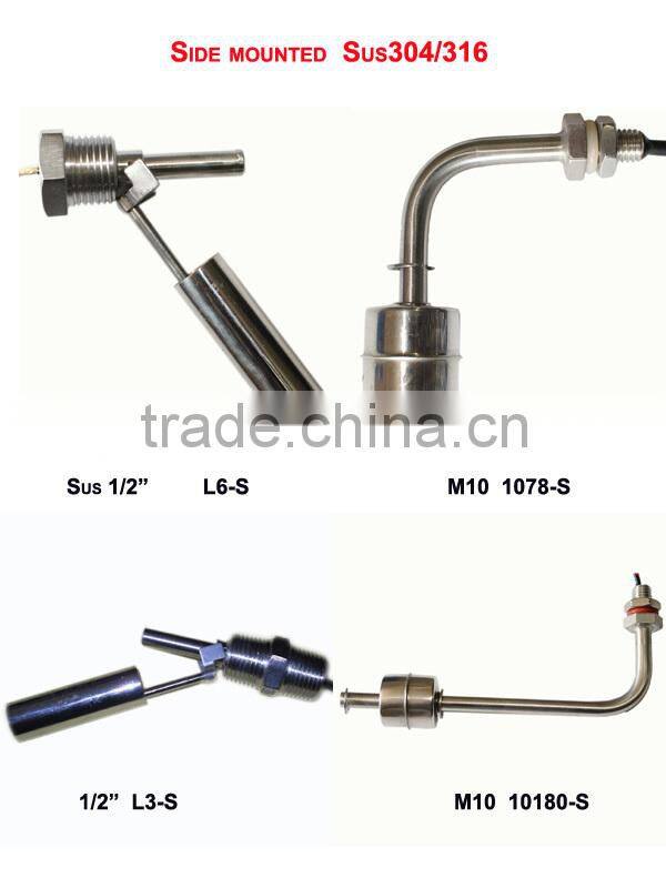stainless single point Side-Mounted Float Water Level Switch
