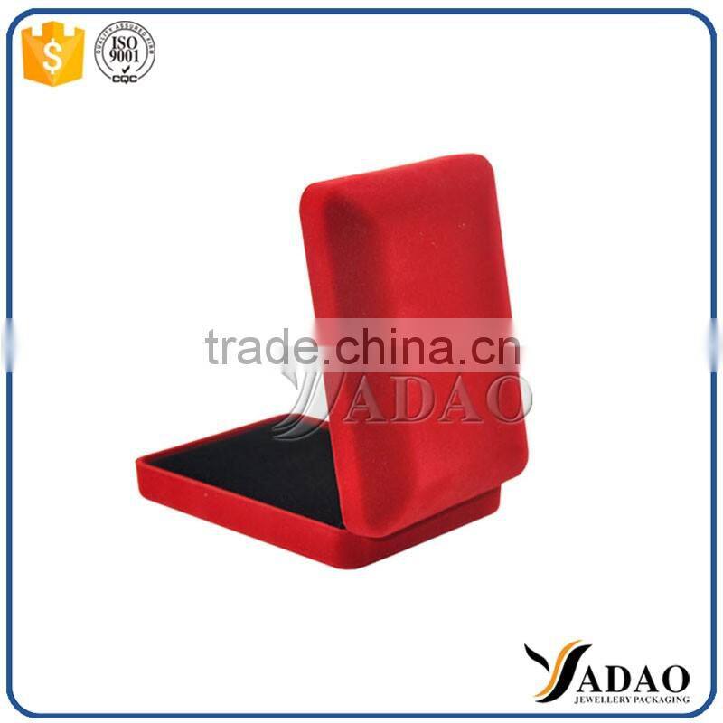 Elegant Design Professional flocking jewelry packing boxes