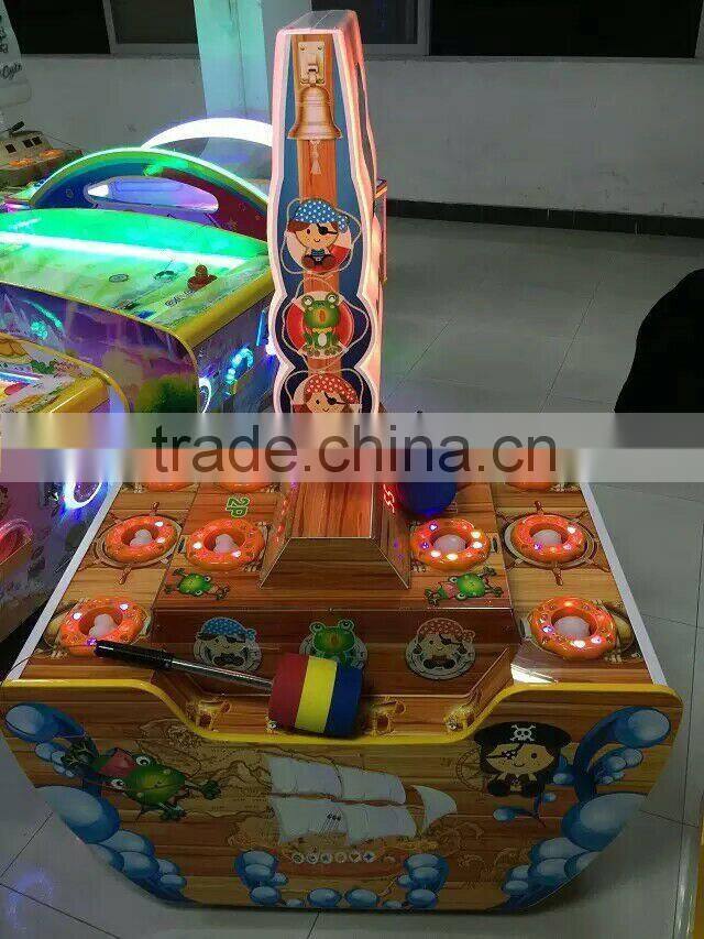 amusement Candy Bear Coin Operated arcade redemption hit hammer game machine