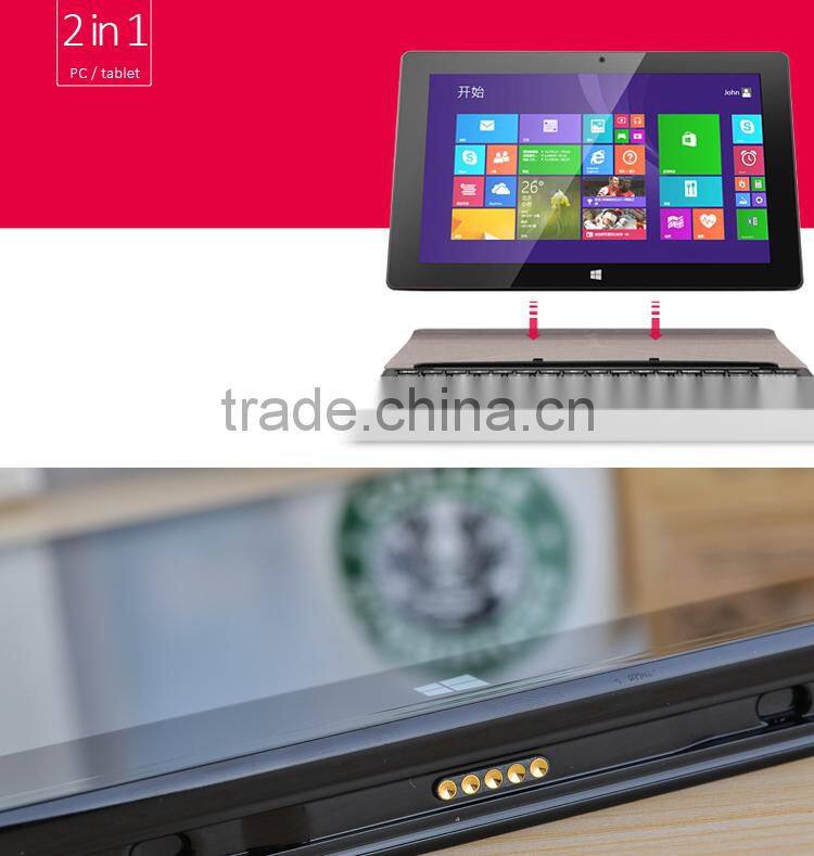 11.6" quad core 2.4GHz CPU windows tablet pc with keyboard