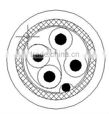 Black USB2 .0 Cable AM/AF MINI MICRO Gold Plated For MP3, MP4, DV