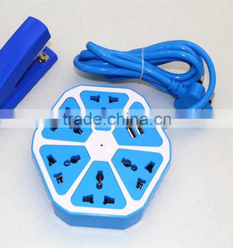 Cheap price wholesale colorful portable smart office power socket