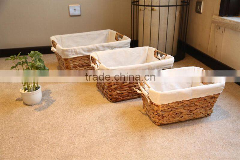 hyacinth storage basket