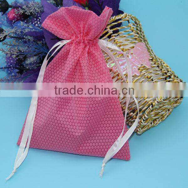 Cheap Custom Made Printing Garment Foldable Drawstring Fabric Non-woven Bag