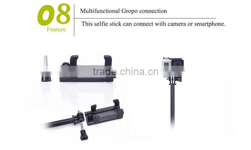 Best choice fashion aluminum selfie stick cheap and quality monopod for factory wholesale