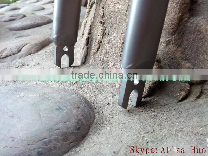 titanium folding bike front fork titanium road bike frok titanium folding bike frame