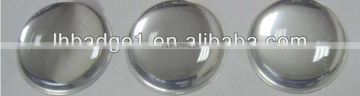 1" Clear Epoxy Adhesive Circles Bottle Cap Stickers