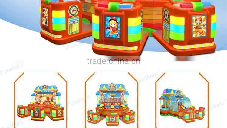 Funshare Newest game machine Cute Fireman shooting water shooting arcade game machine for children