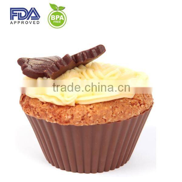 Baking Silicone Cups Soft Round Cupcake Liners