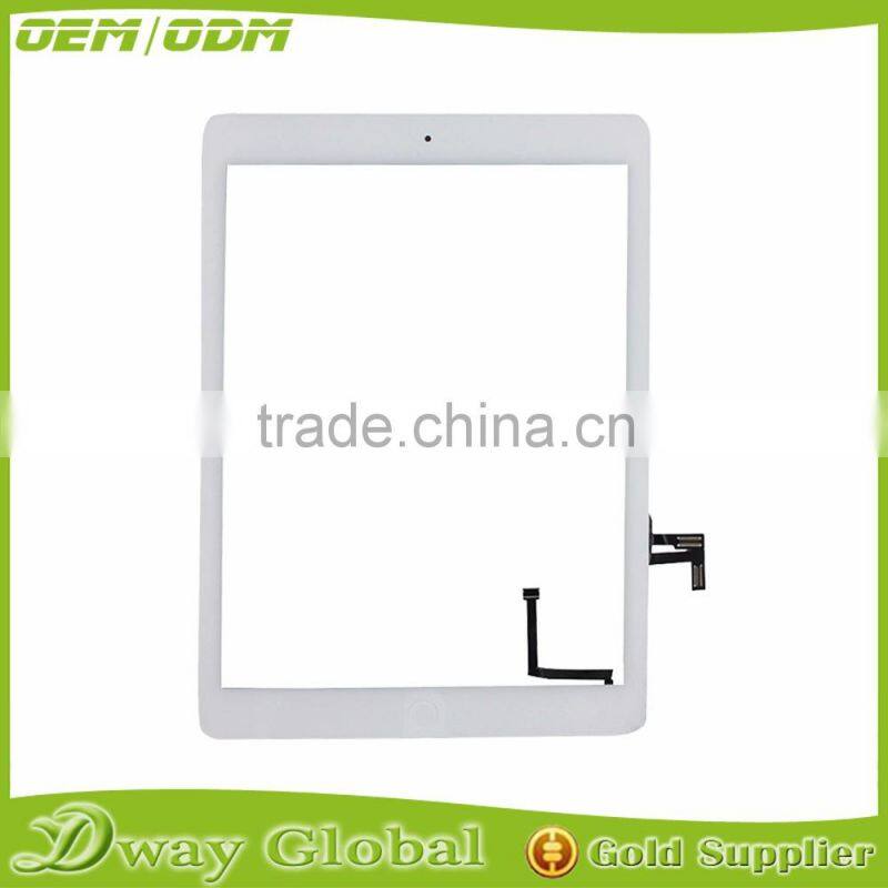 Factory price touch sensor for ipad air touch panel for ipad 5 touch screen digitizer spare parts