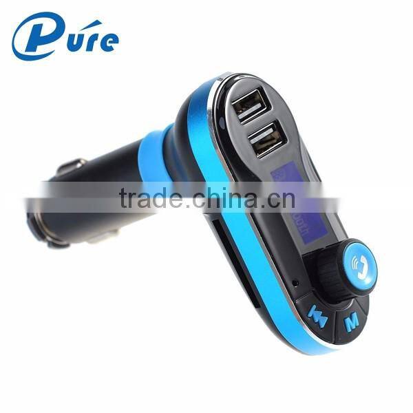 Wireless Bluetooth Car FM Transmitter MP3 Player LED Display Dual USB Car Charger