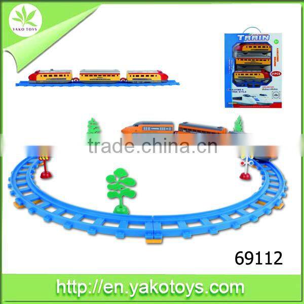 Electric Railway Car B/O Cartoon Rail Car children electronic toy car