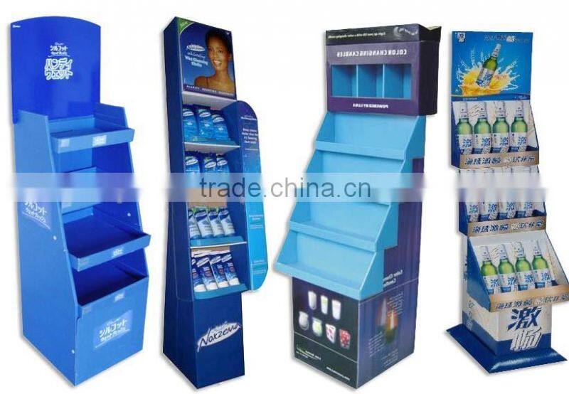 stationery cabinet/ cardboard floor stand display