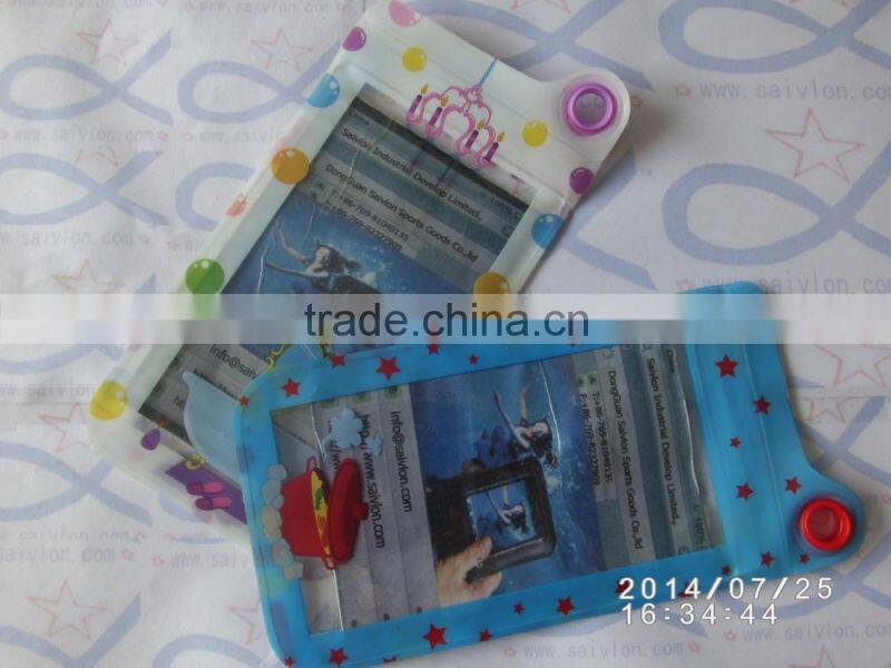 Wholesale waterproof mobile bag / waterproof divng case for phone