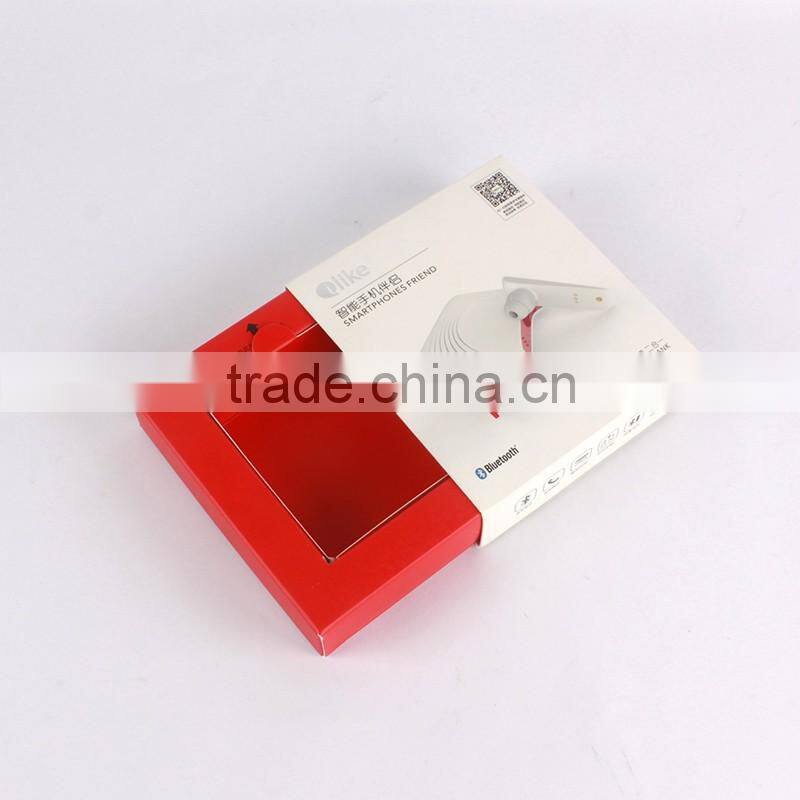 Fashionable folding flat art paper packing box with customized logo