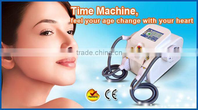 No pain 2 handle SHR+SSR shr hair removal (CE ISO TUV SGS)