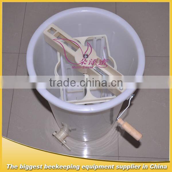 2 frames manual plastic honey centrifuge