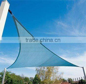 HDPE fabric shade sail (blue)