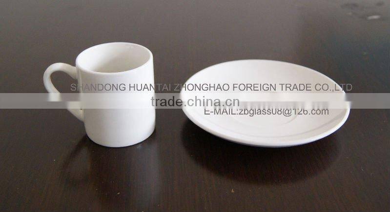 ceramic mug cup with plate