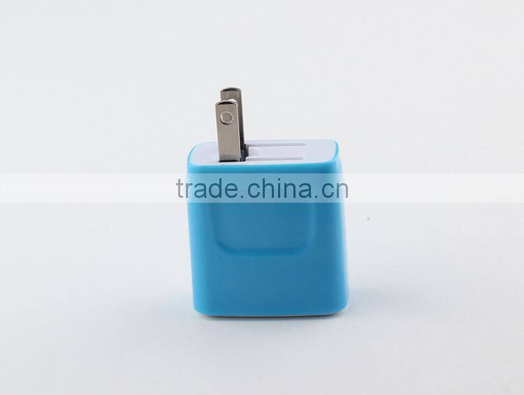 Portable 2 USB Ports Mobile Phone Travel Charger With US / EU Plug