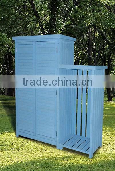 Firewood log store holder, log store shed