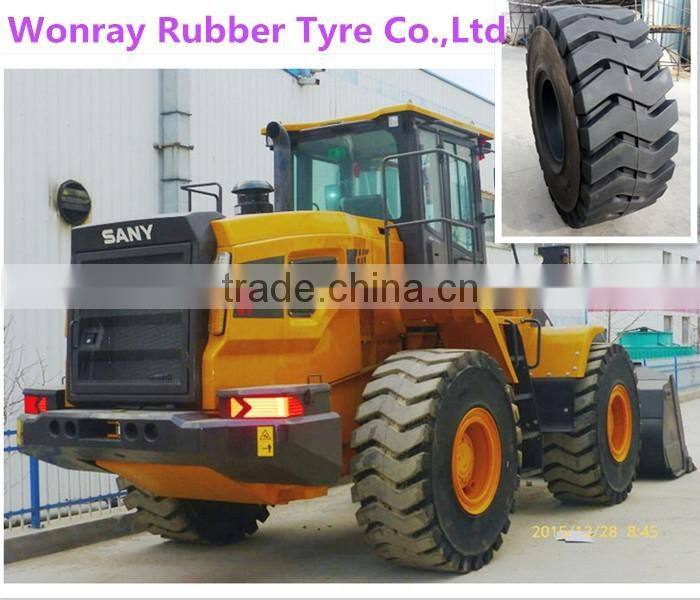 Sany backhoe loaders tyre 23.5-25 23.5r25 installed rims 19.50 for loading sand stone