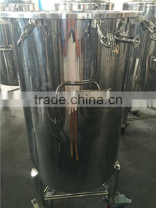 100L stainless steel movable fermenter brite beer tank