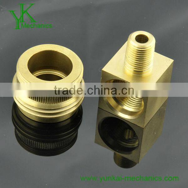 Brass parts, golden chrome plating part, solar water pump cnc turning parts, cnc machining precision parts