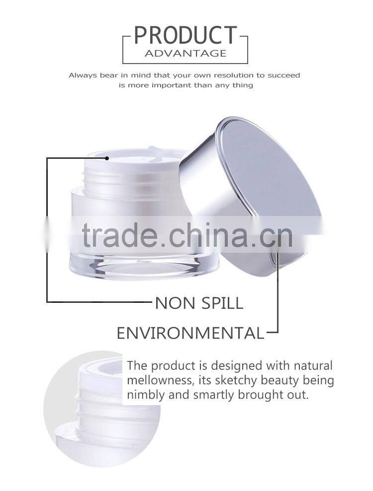 Fashion hot sale skin care cream jar china made 50g acrylic cosmetic jar