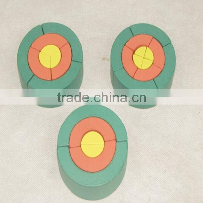 Wooden Froebel Gabe 5P Teaching Assist Tool Learning Educational Preschool Training Numbers and shapes toys