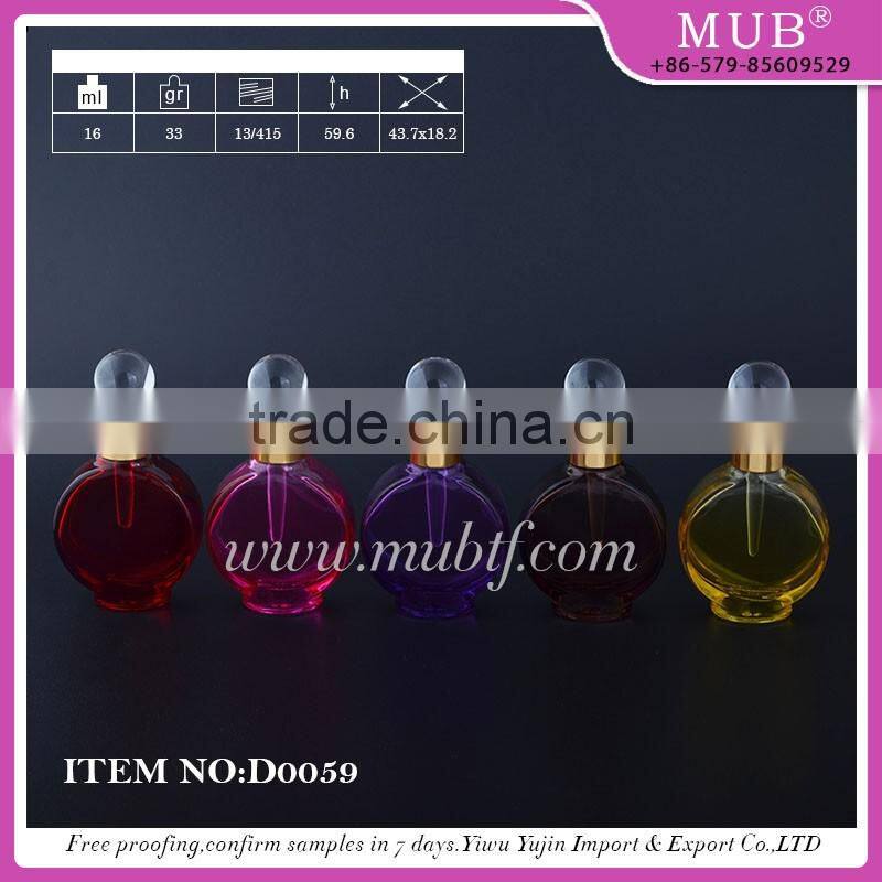 D0056 roll bottle glass bottle aluminum perfume bottle wholesale