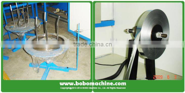 Aluminum flexible air duct machine