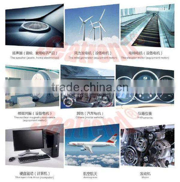 Customized ring sintered alnico magnets