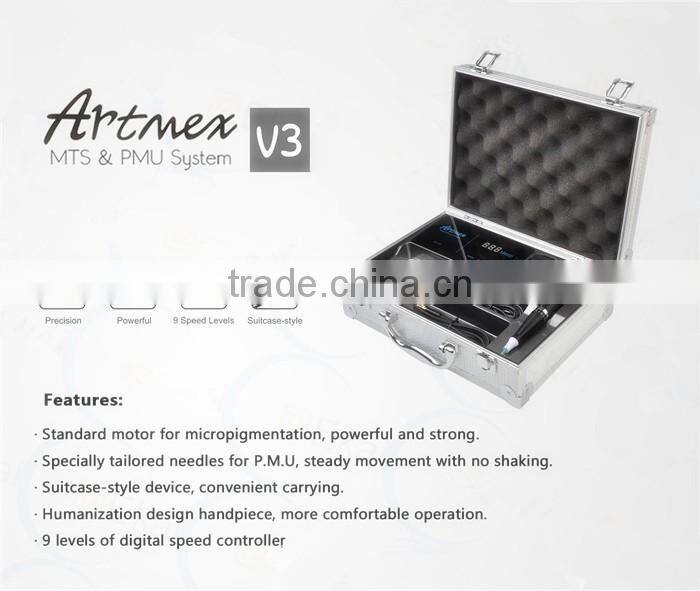 2017 Newest Electric Dermapen micro needles for permanent makeup tattoo machine gun