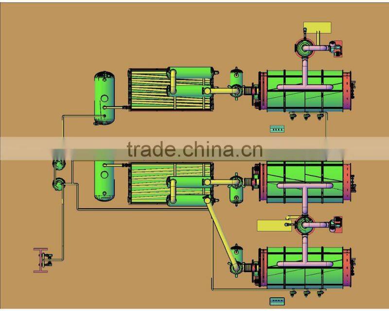 New Generation New Type Oil Sludge Refining Plant /Oil Loam Pyrolysis Machinery For Heavy Engine Vehicles