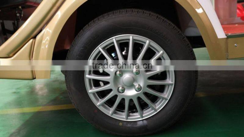 Latest model amusement park 14 passenger electric tourist shuttle bus