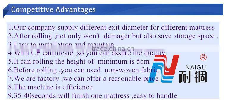 roll pack machine mattress/mattress wrapping machine