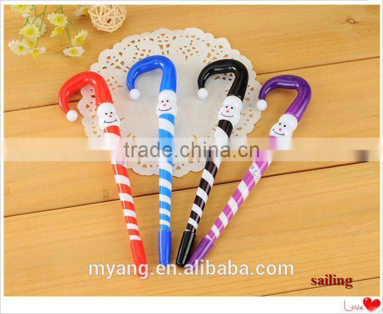 Promotional Cartoon Snowman Christmas Advertising Ball Pen ,Advertising plastic Ball Pen